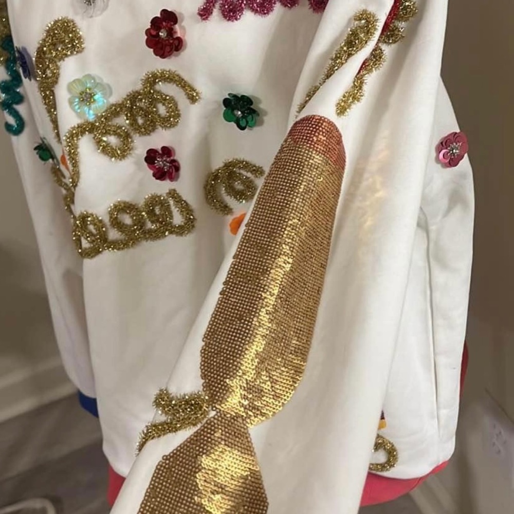Queen of Sparkles Party Popper Sweatshirt